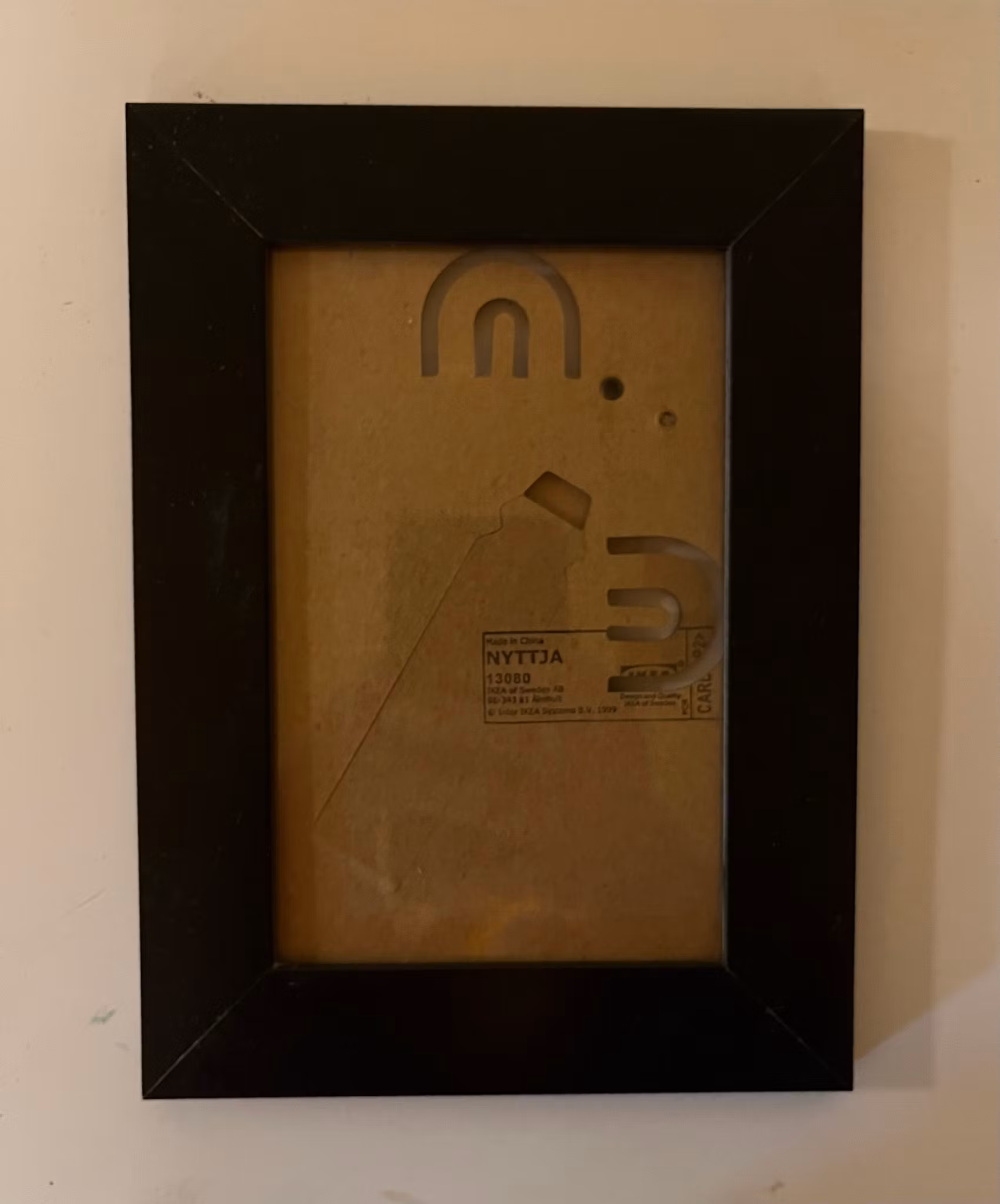 Fotoramme sort kant - 10x15