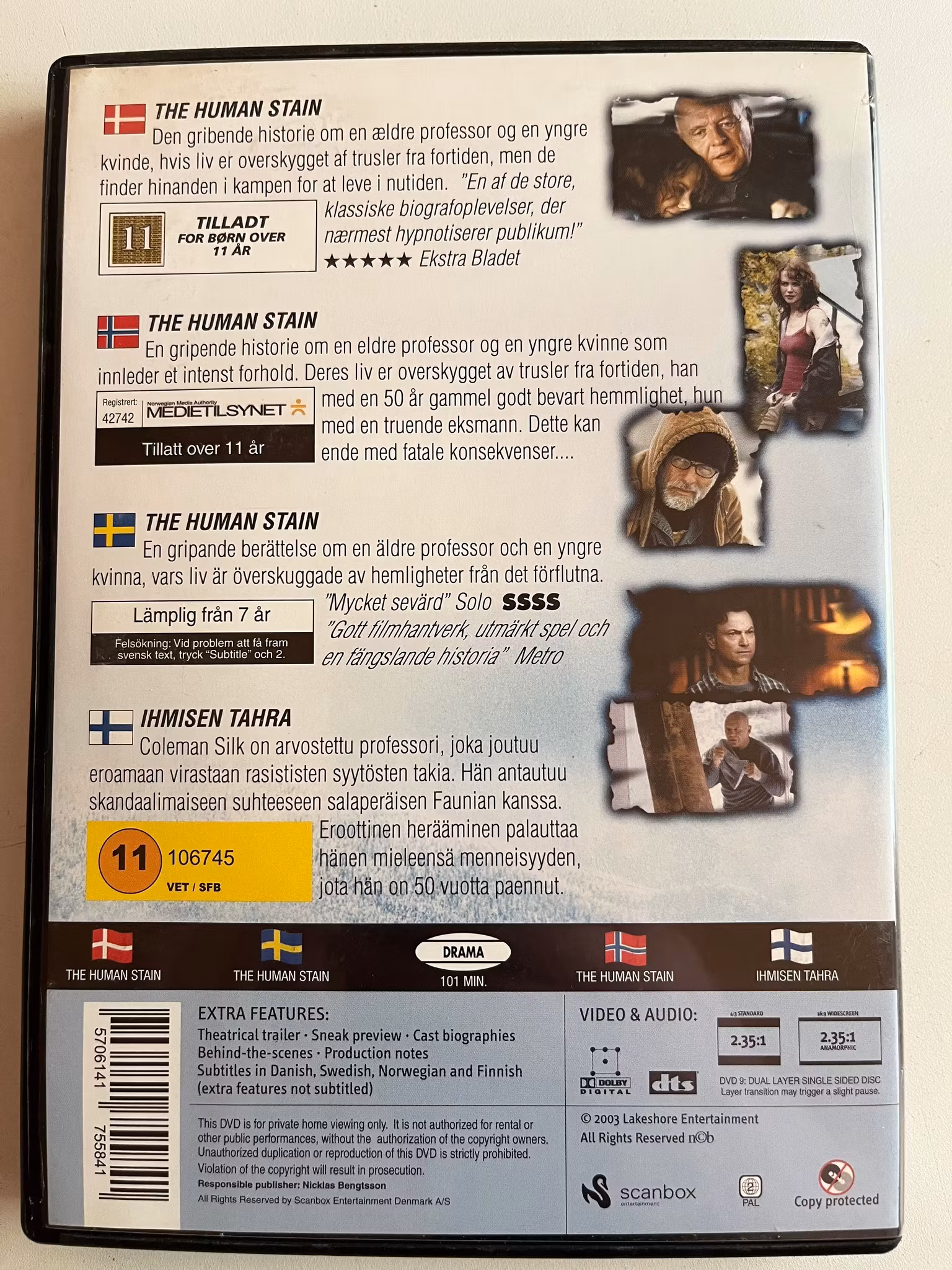 DVD - The Human Stain