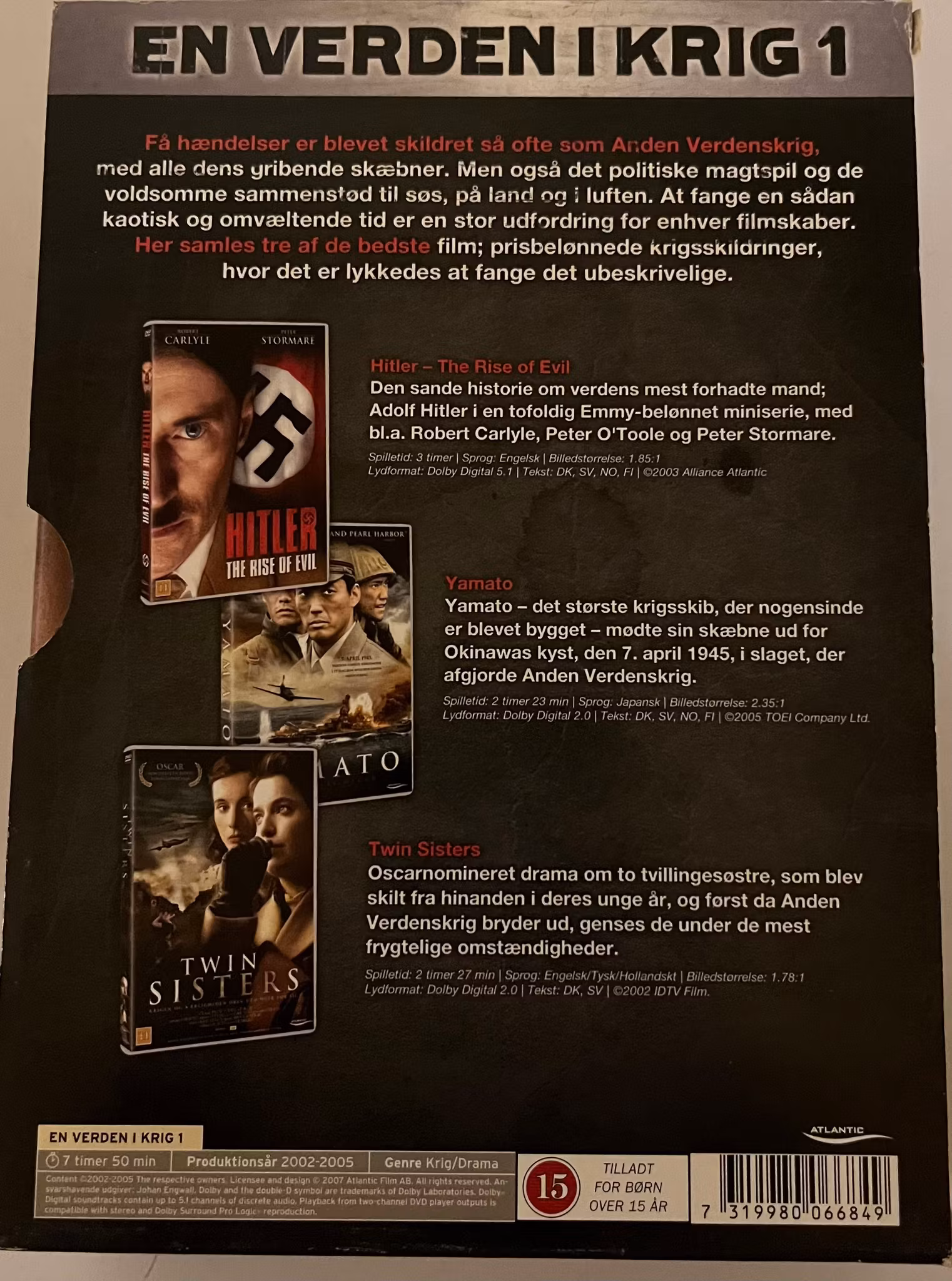 DVD Box - En Verden i Krig 1