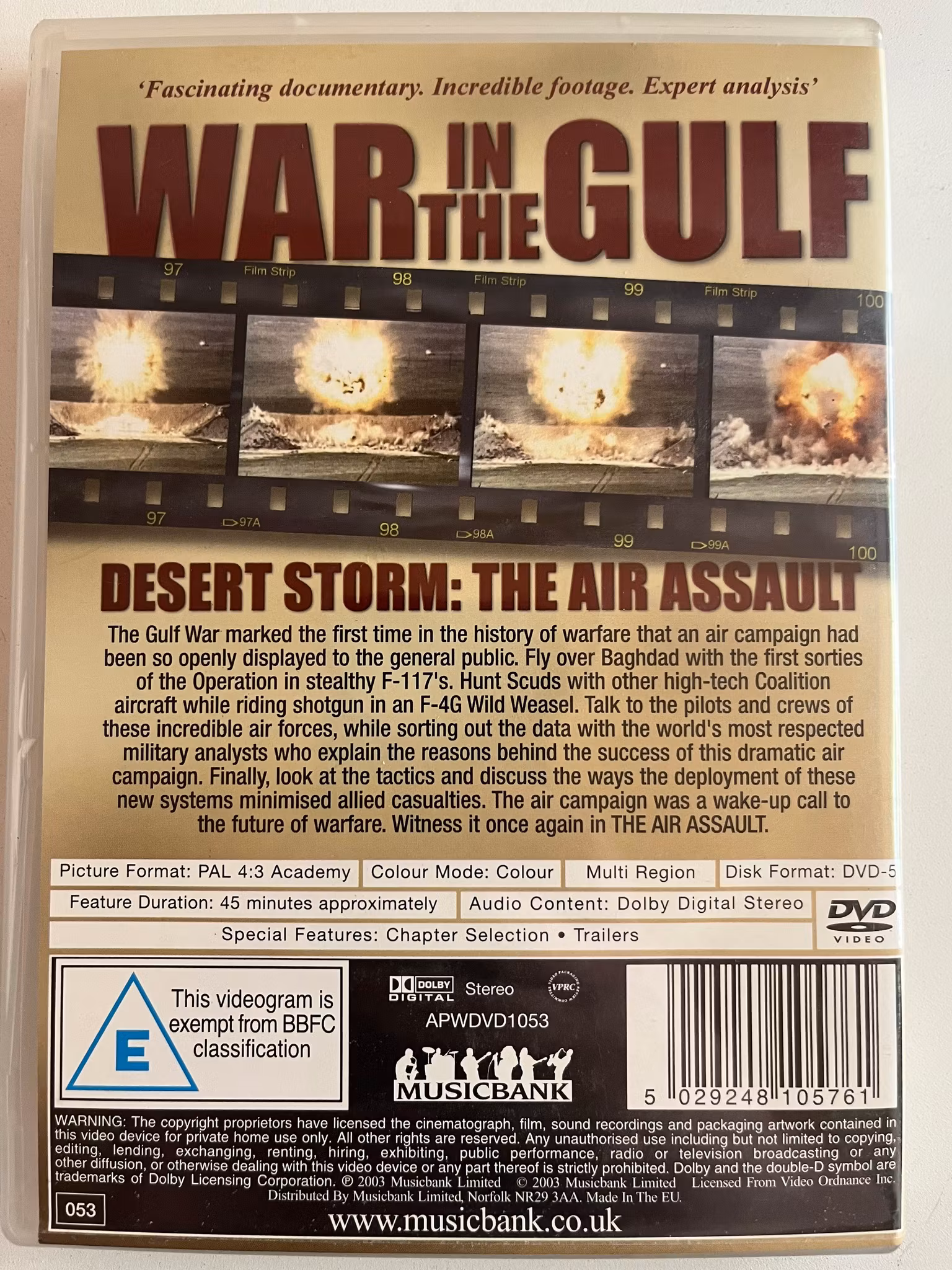 DVD - War in the Gulf