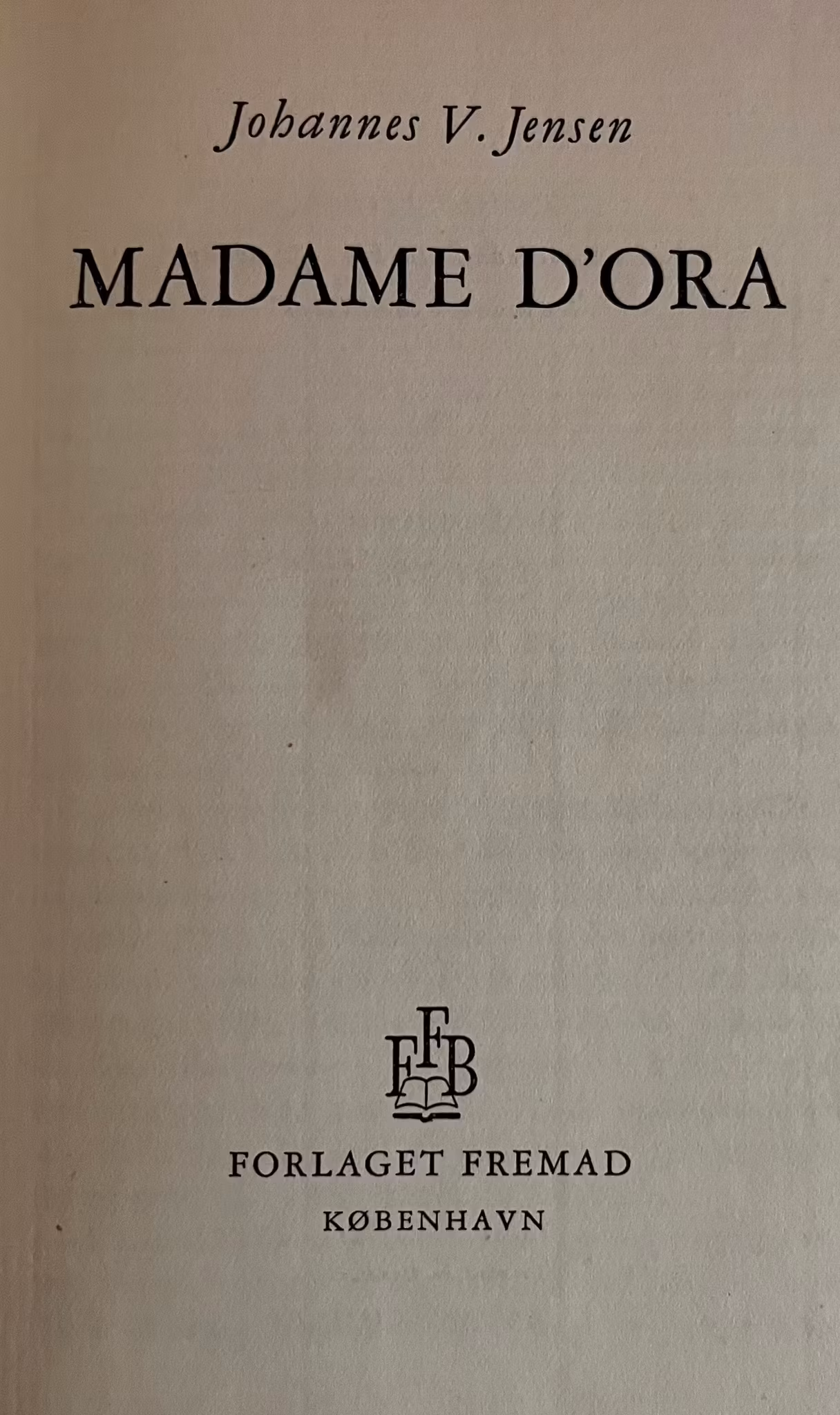 Bog - Madame D’ora