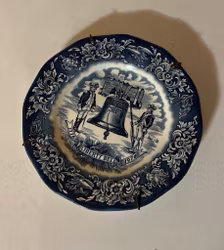 Tallerken Platte - Liberty Bell