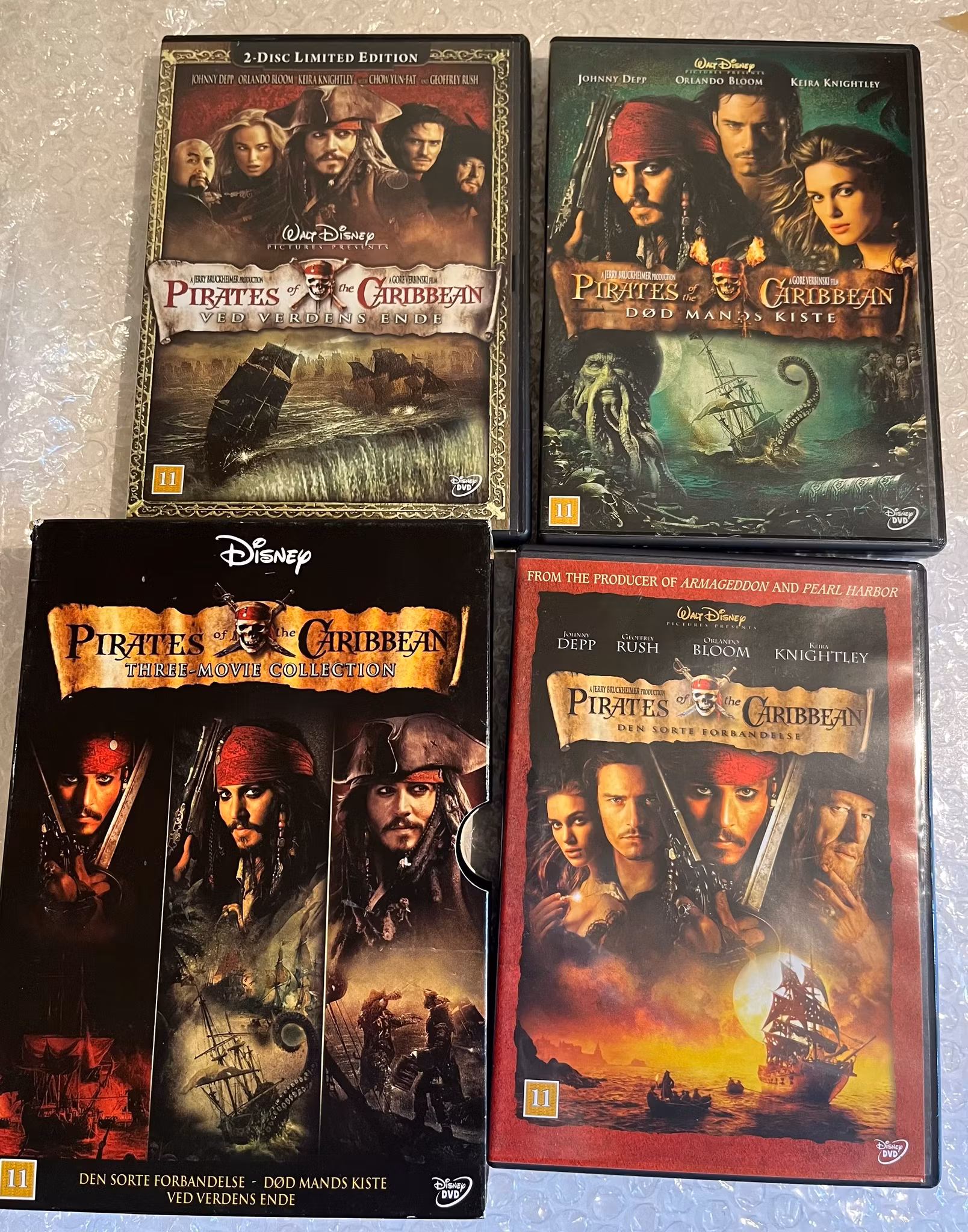 Pirates of the Caribbean 1-3