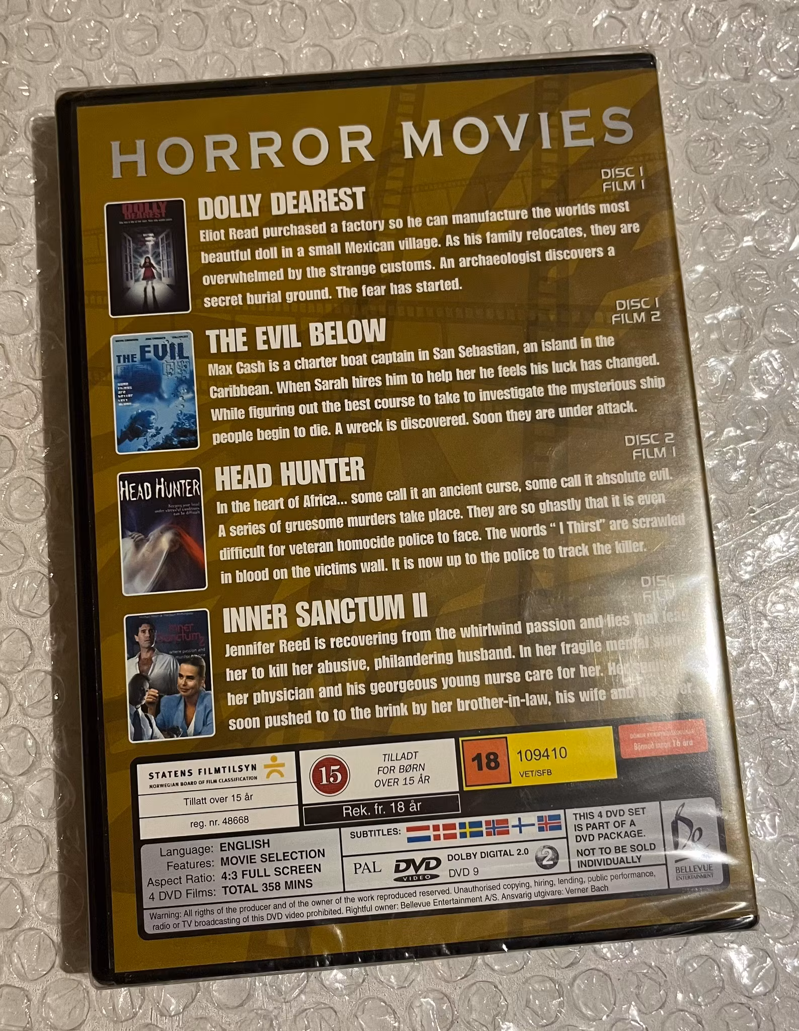 4 Horror Movies