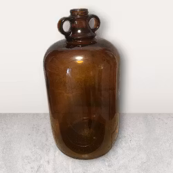 Brun glasflaske
