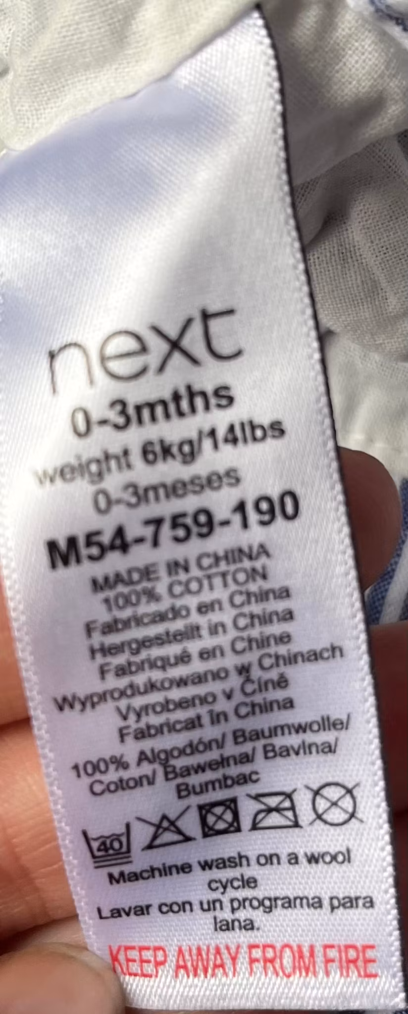 Next - 0-3 mdr.