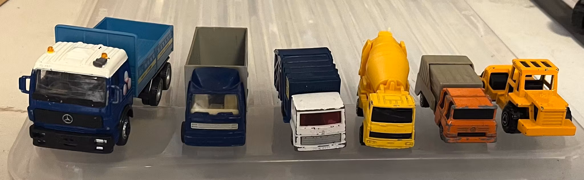 Arbejdsmaskiner 6 stk.