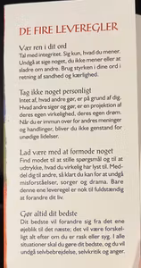 De fire leveregler