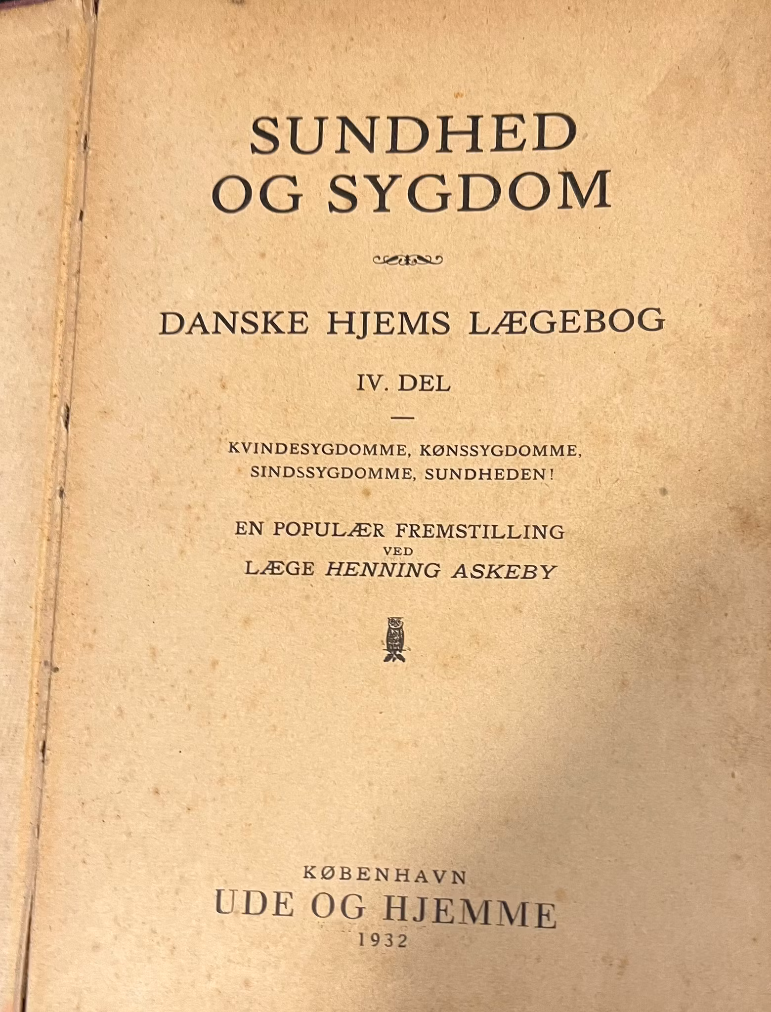 Sundhed og sygdom
