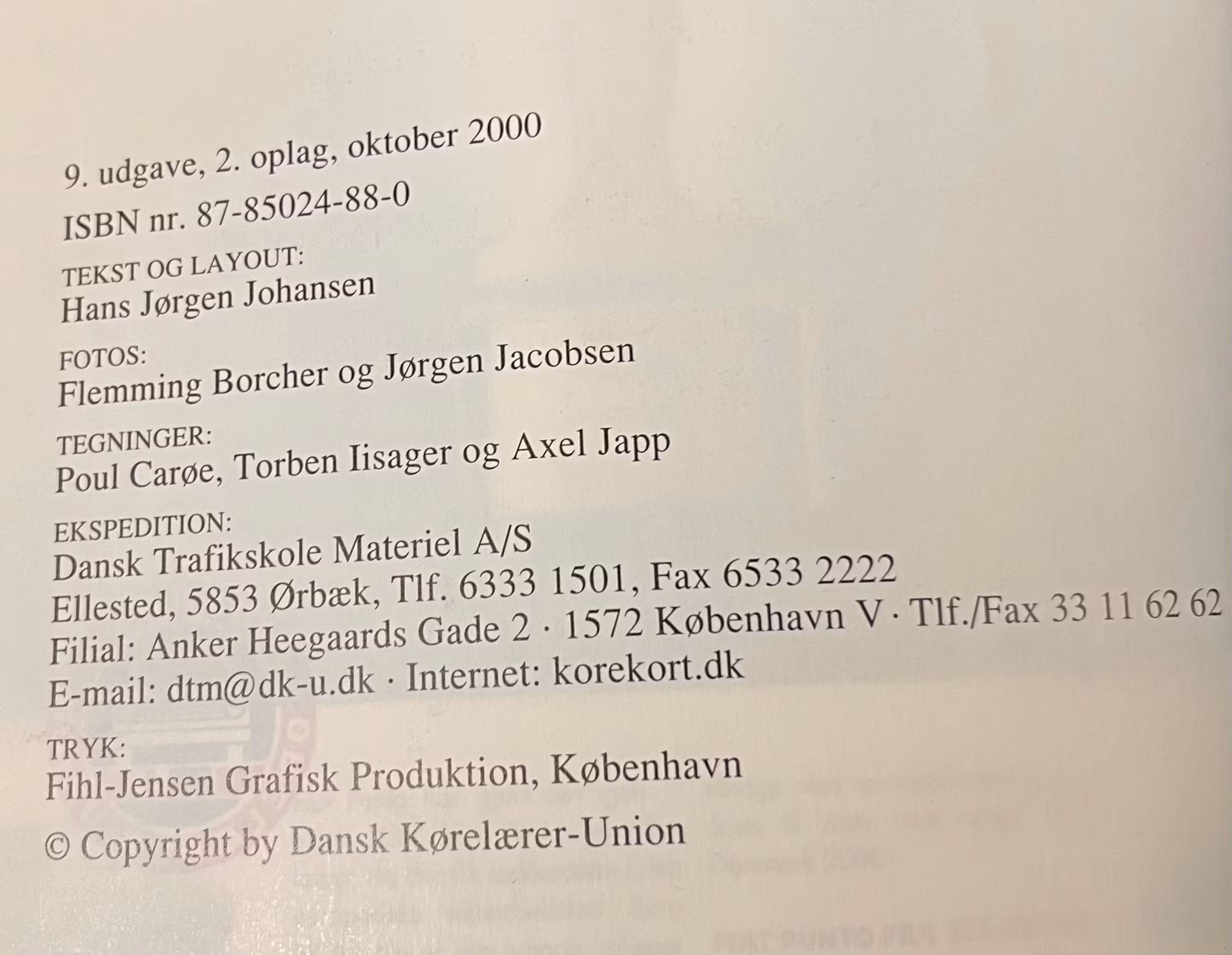 Køreskolens Teoribog
