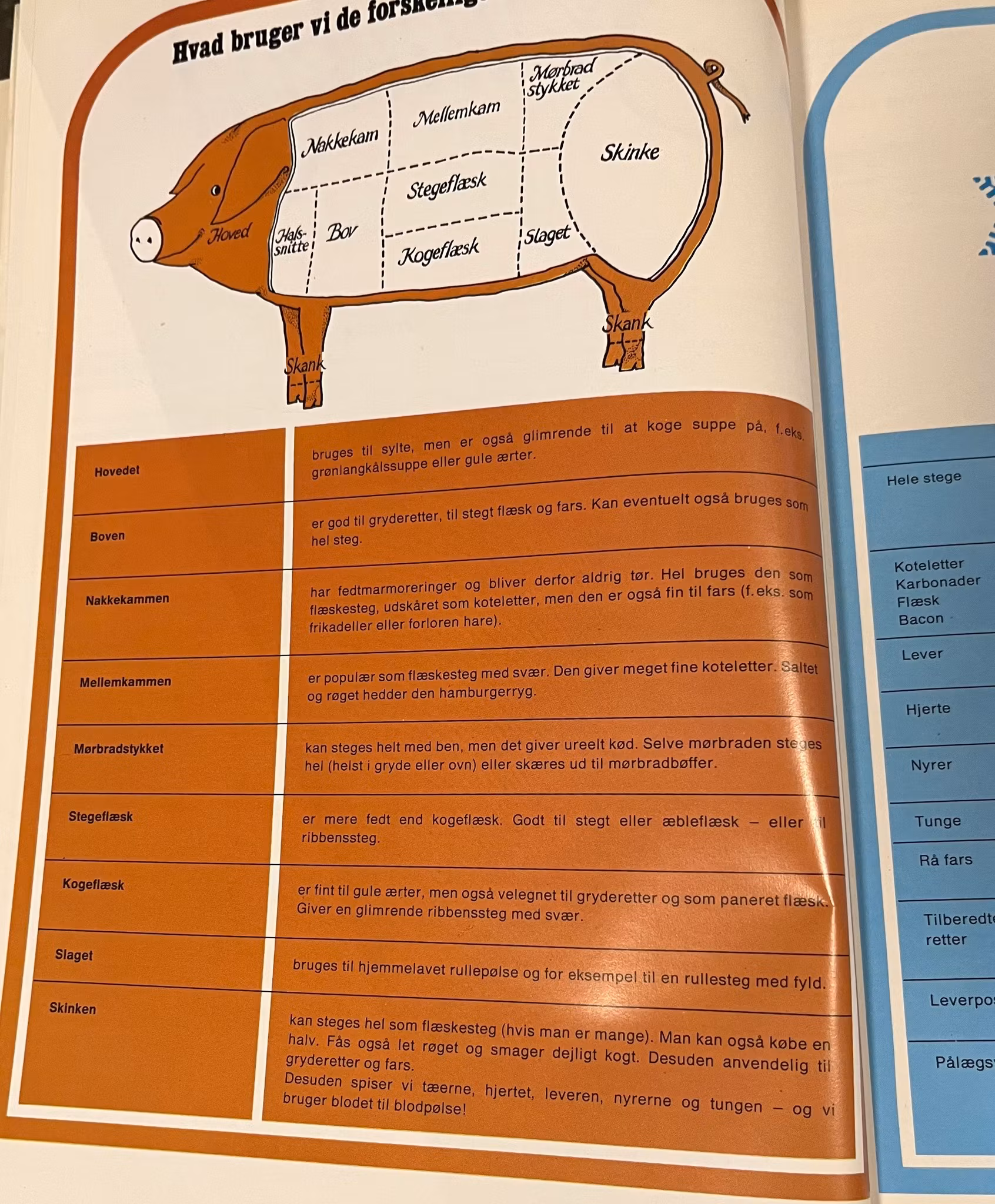 MENU - Svinekød