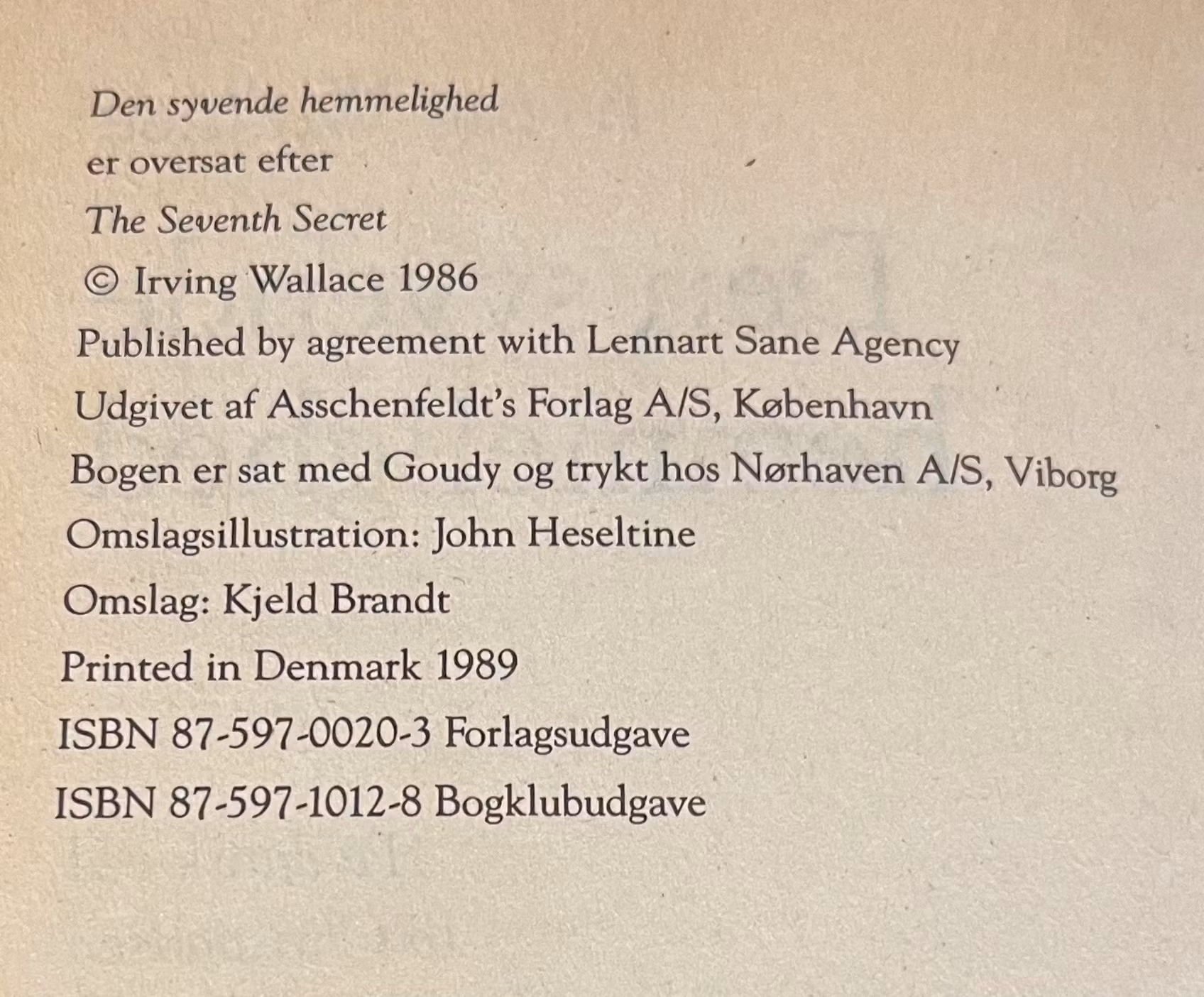 Den syvende hemmelighed