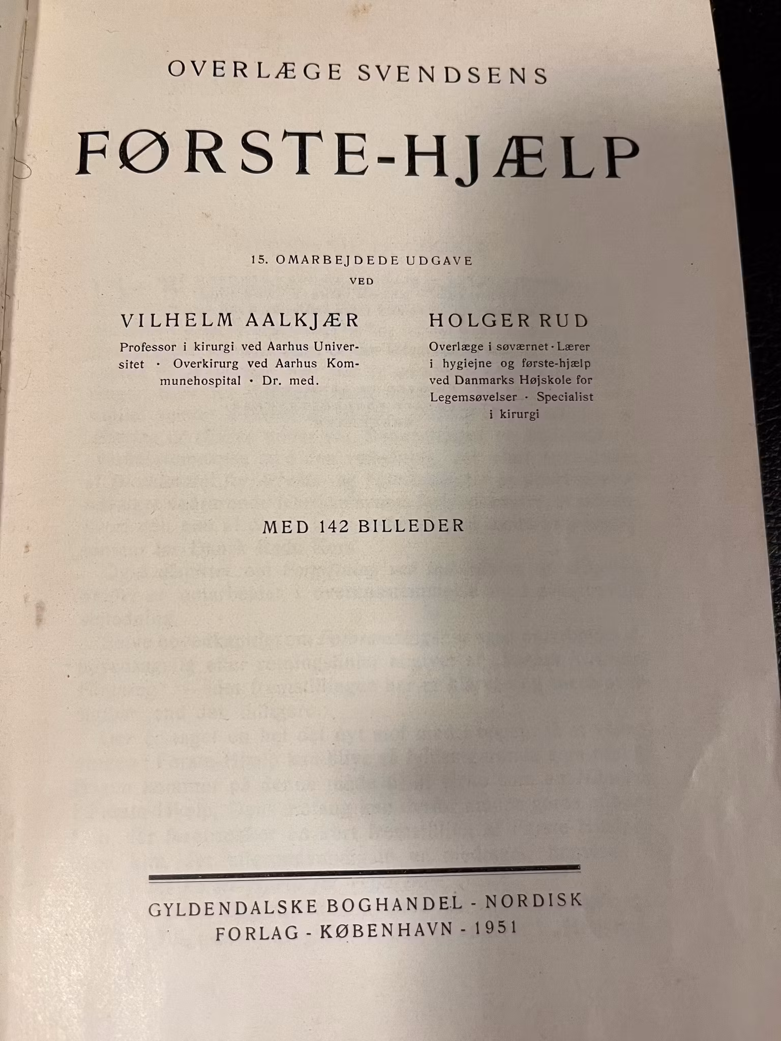 Overlæge Svendsens Førstehjælp