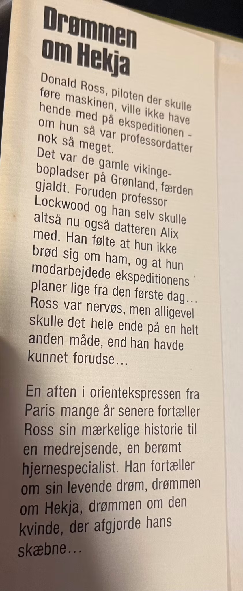 Drømmen om Hekja