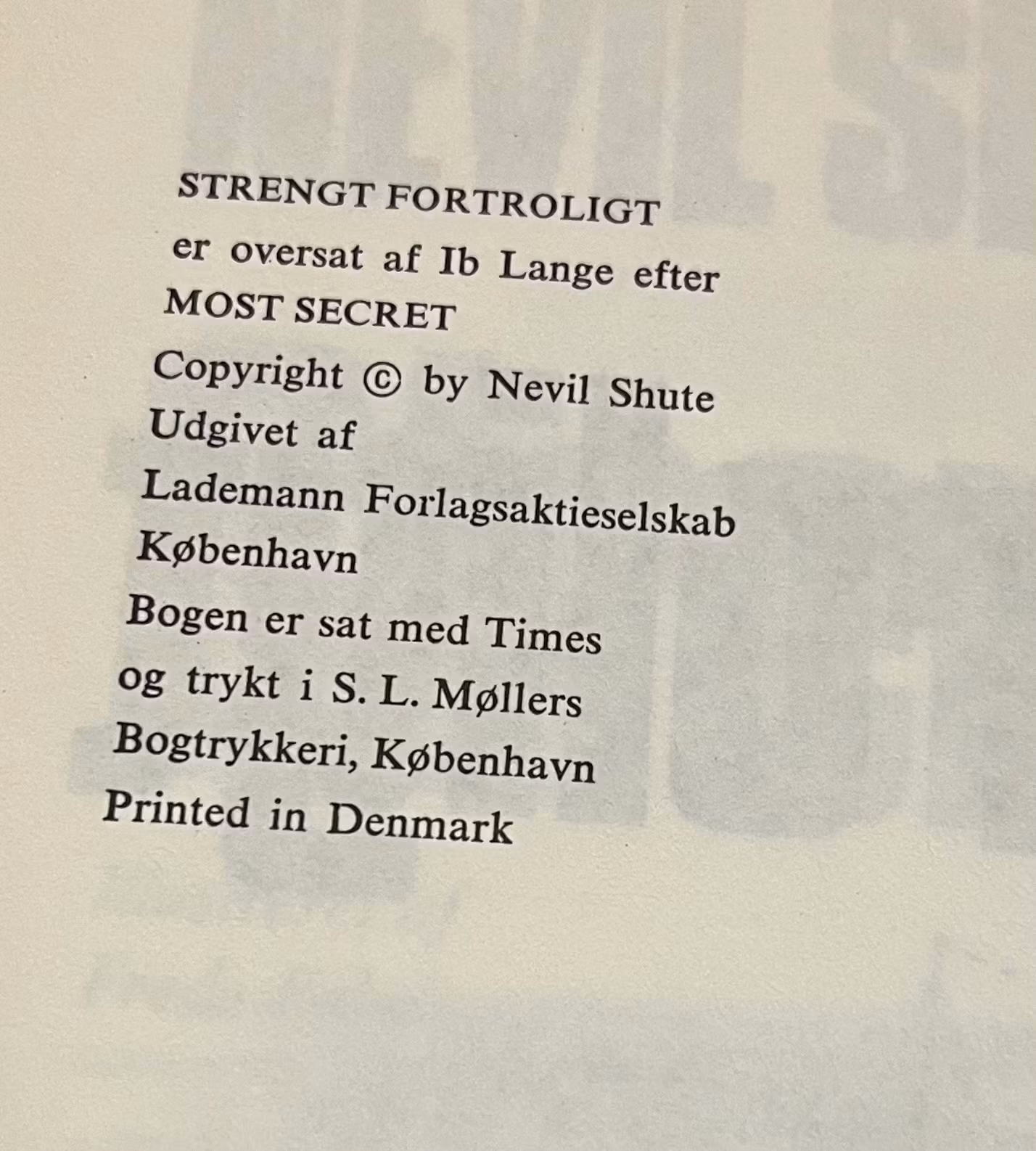 Strengt Fortroligt