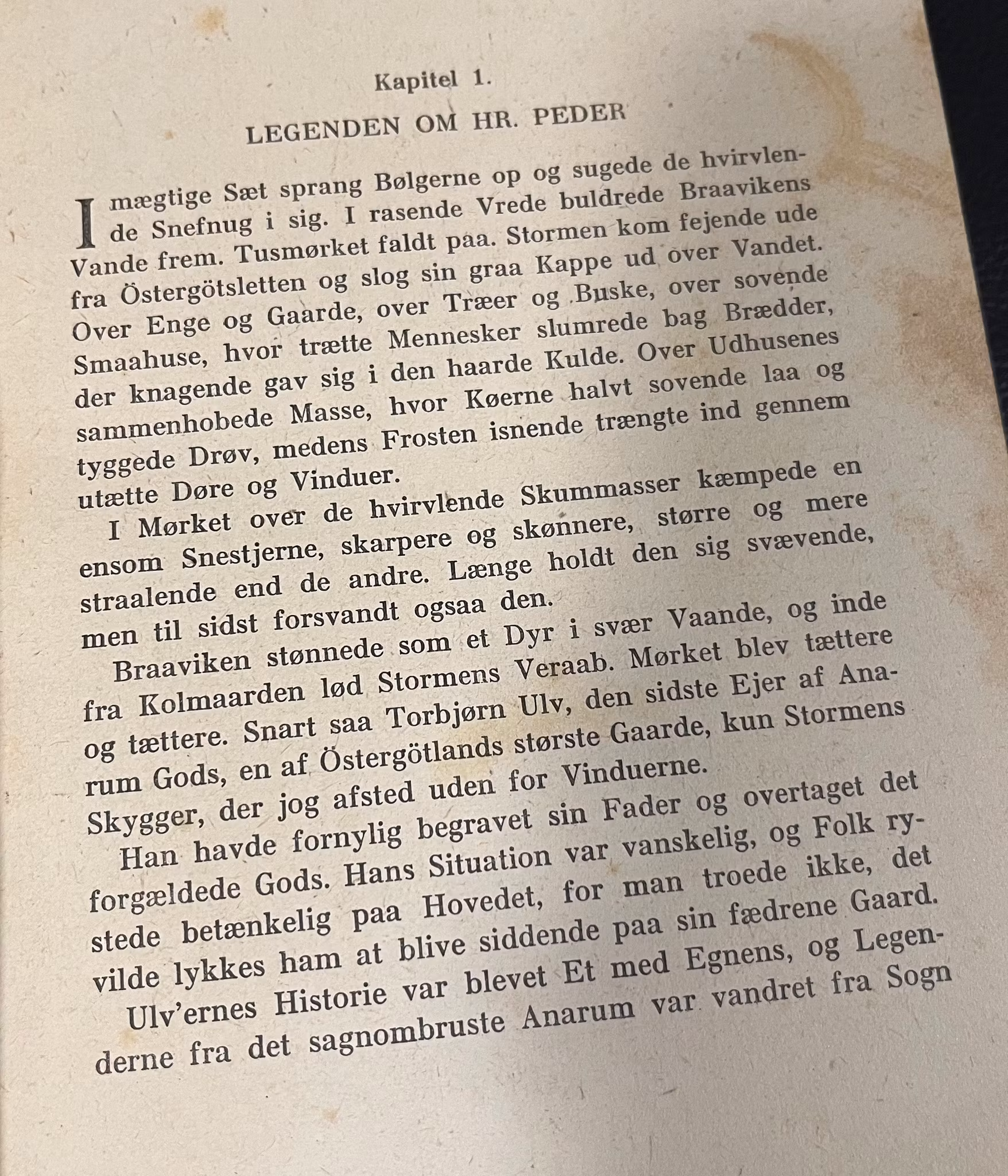 Hunden glammer paa Færneberg