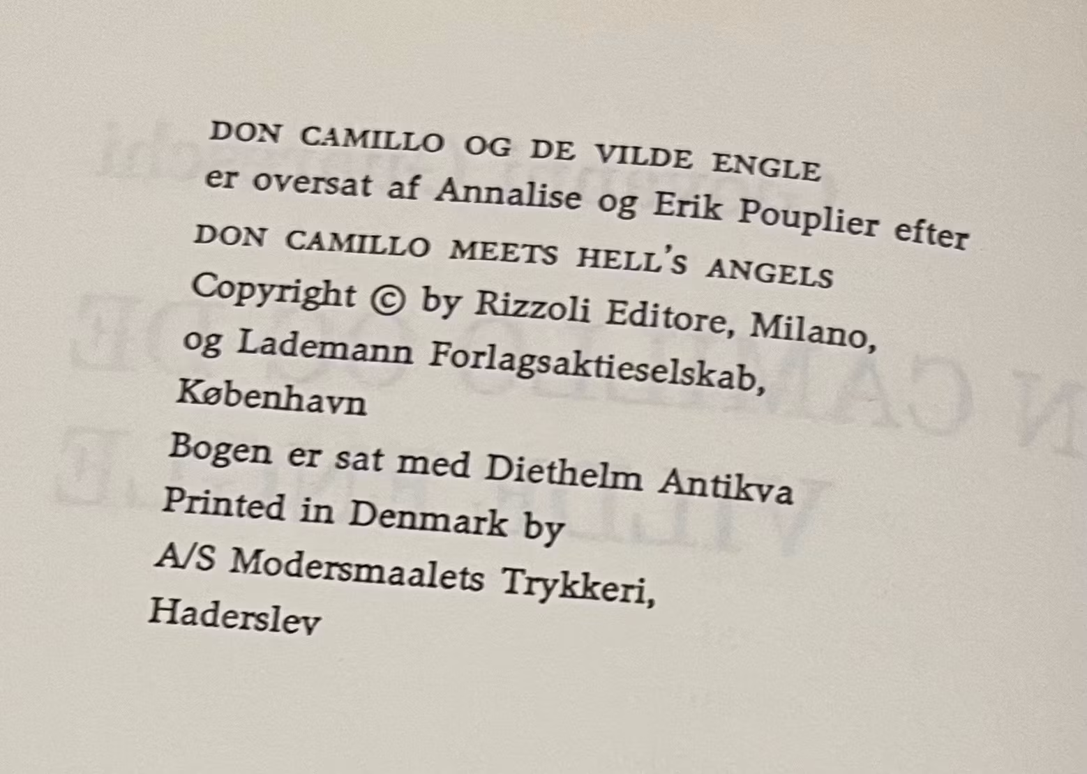 Don Camillo og de vilde engle