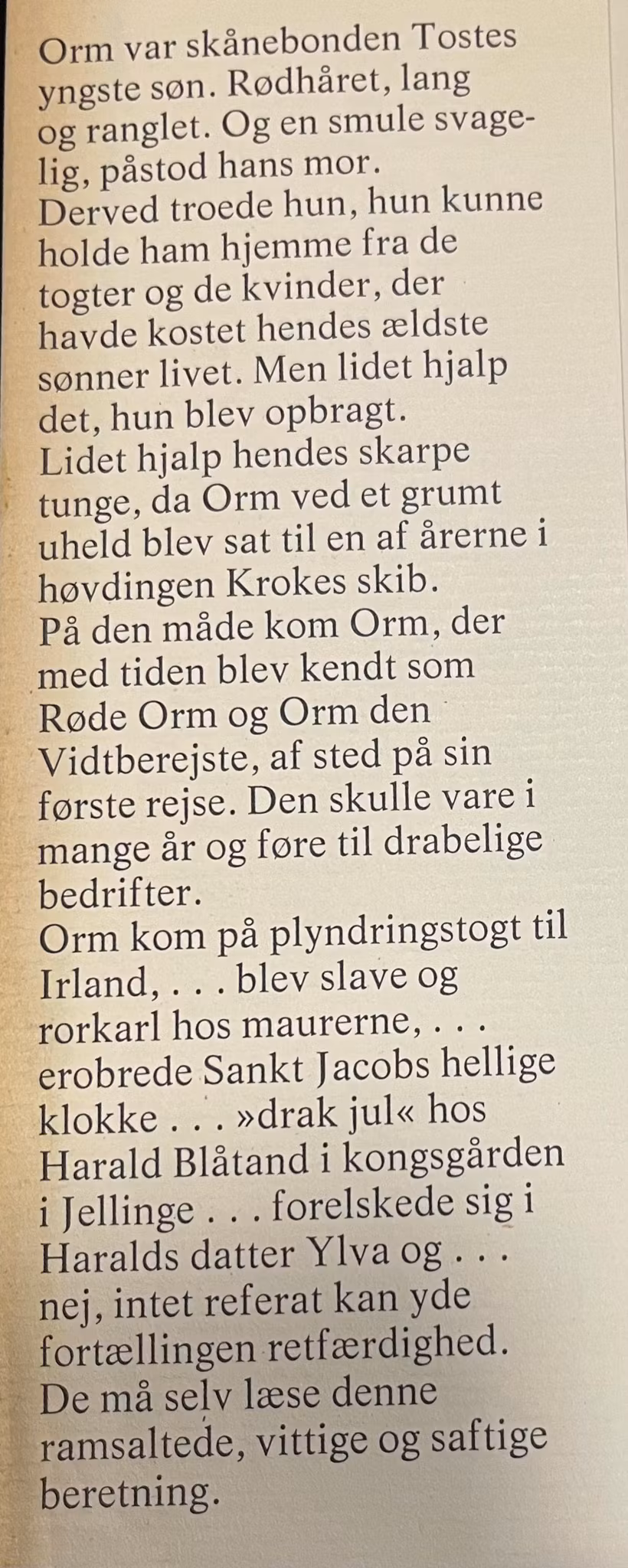 Røde orm - søfarer i vesterled
