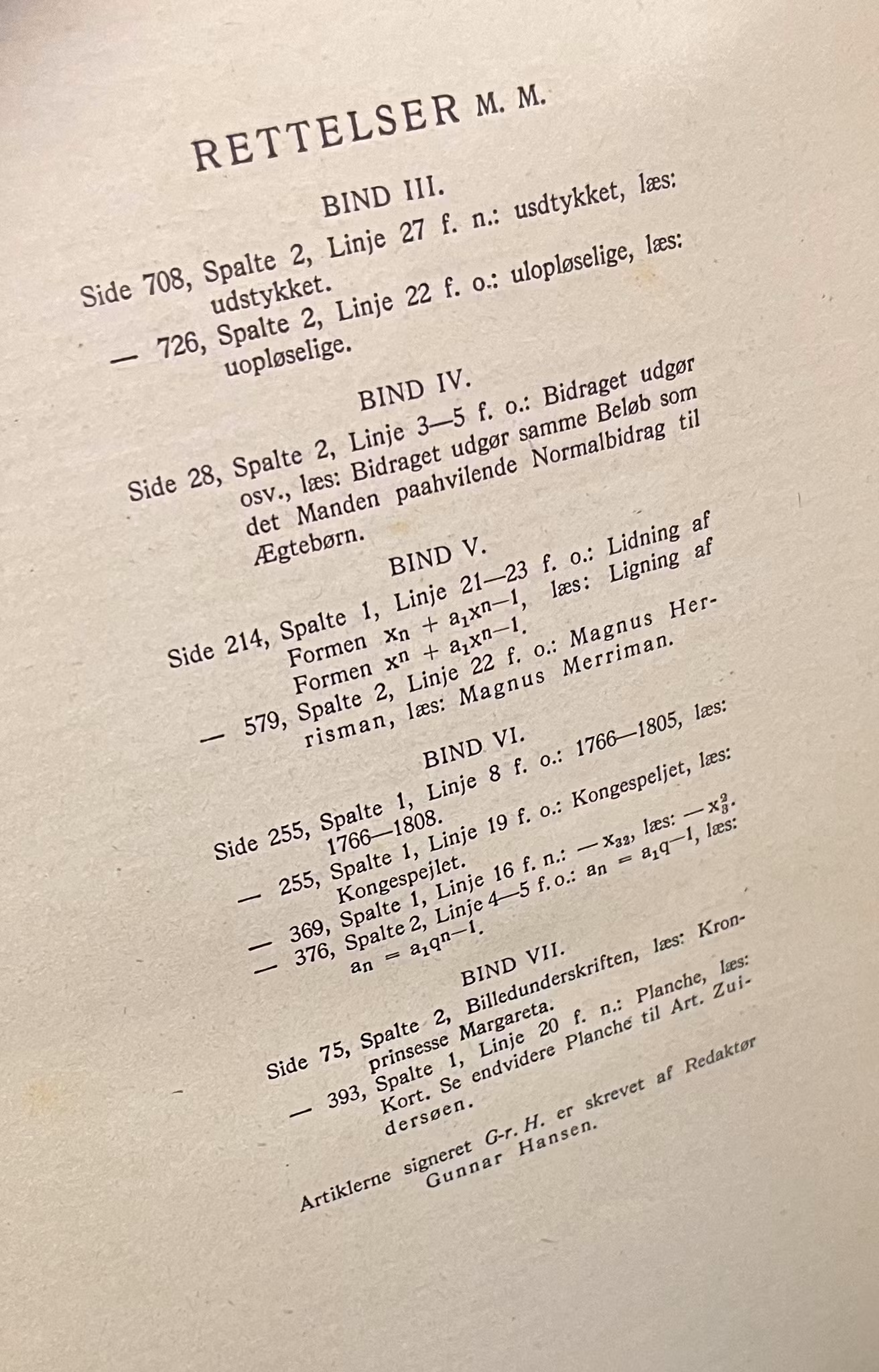 Vor tids konservations leksikon - bind 7