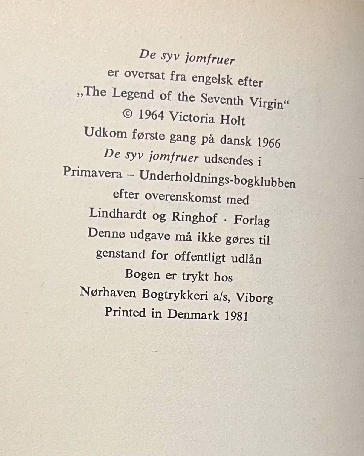 De syv Jomfruer