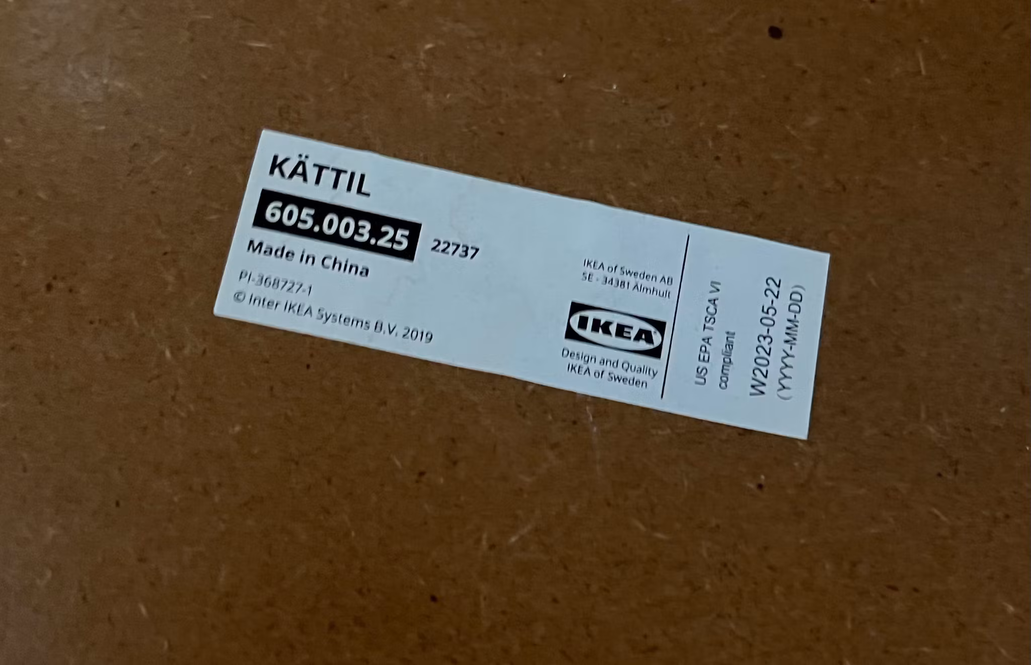 Ikea spisebord med 4 stole