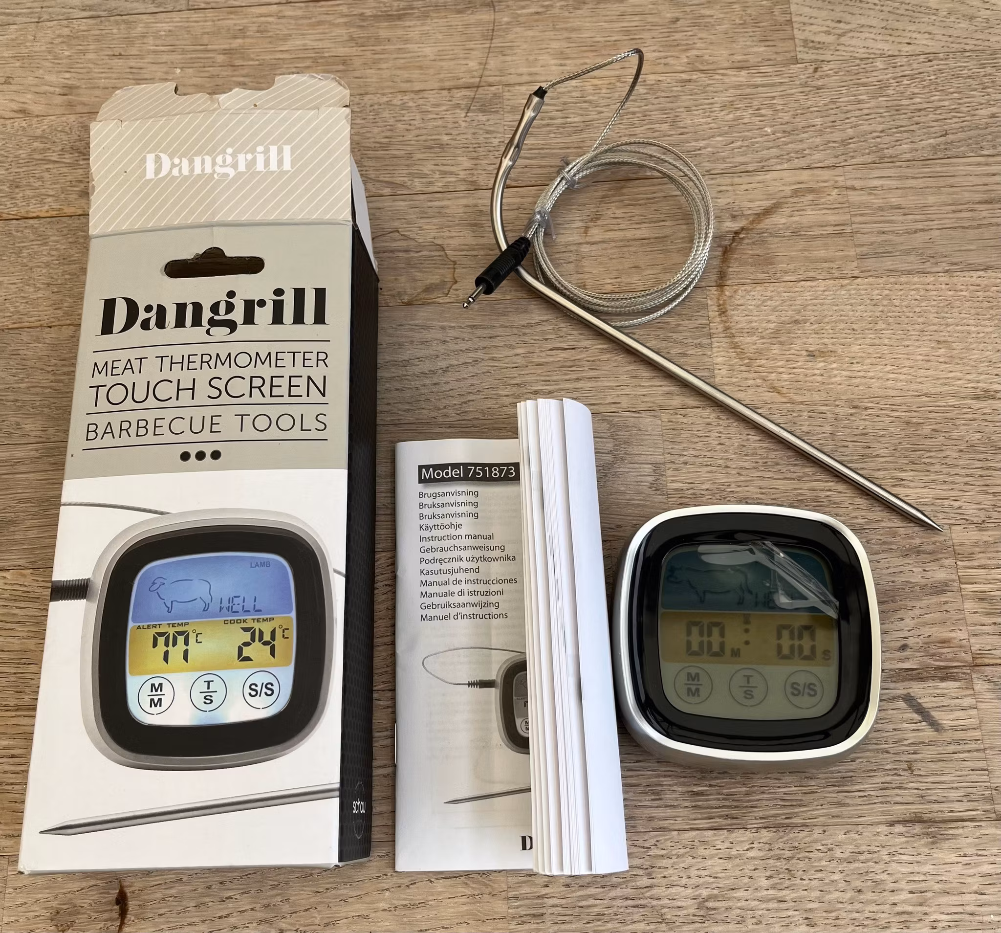 Dangrill Digitalt Stegetermometer
