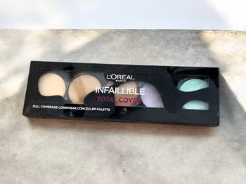 L'Oréal Paris Infallible Total Cover Concealer Palette.
