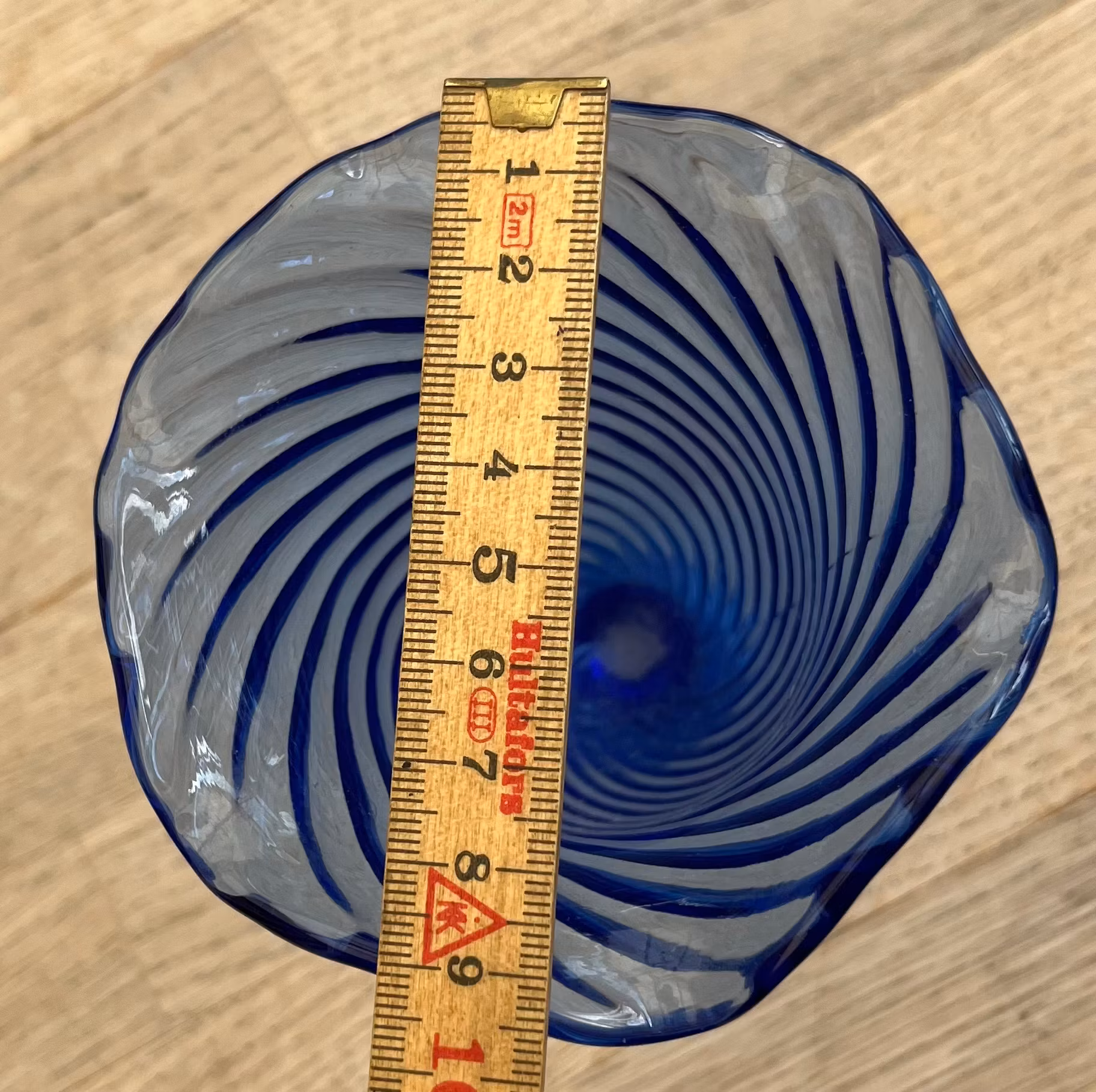 Vintage glas - 15 cm