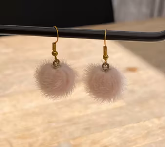 Pom Pom Øreringe