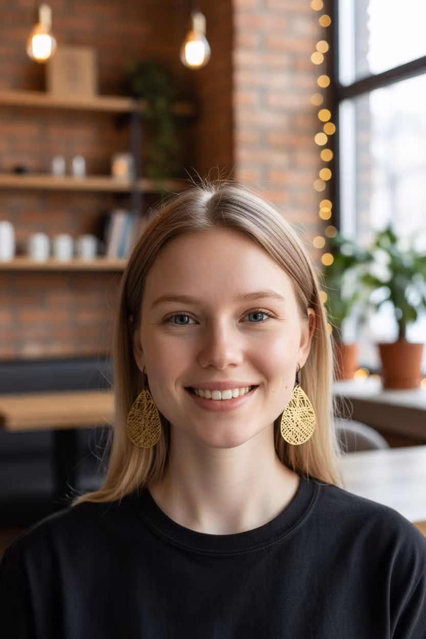 Dråbeformede øreringe i guldfarvet filigran