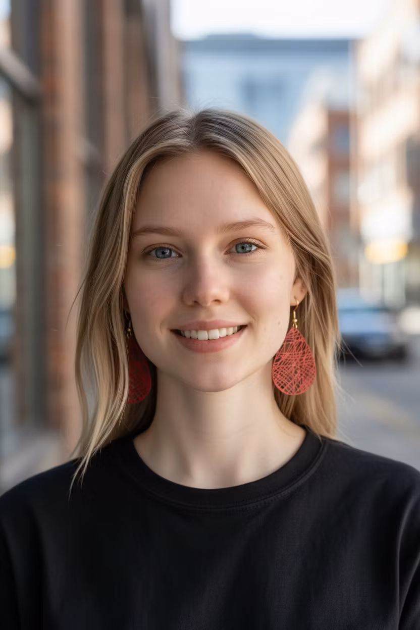 Elegante Røde Dråbeøreringe med Fint Trådværk