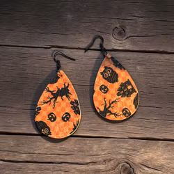 Halloween øreringe