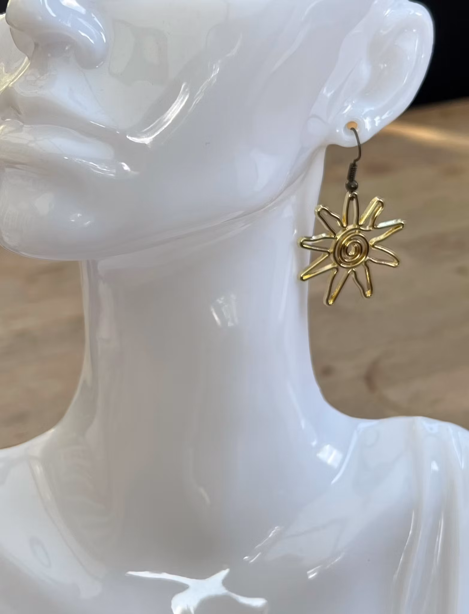 Solstråle-øreringe