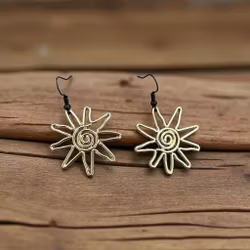 Solstråle-øreringe