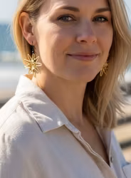 Solstråle-øreringe