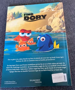 Find Dory – dansk Disney/Pixar-billedbog om familie og mod