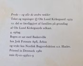Frode – og alle de andre rødder – børnebog