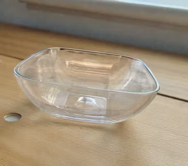 Spiegelau firkantede glasskål - 24 x 24