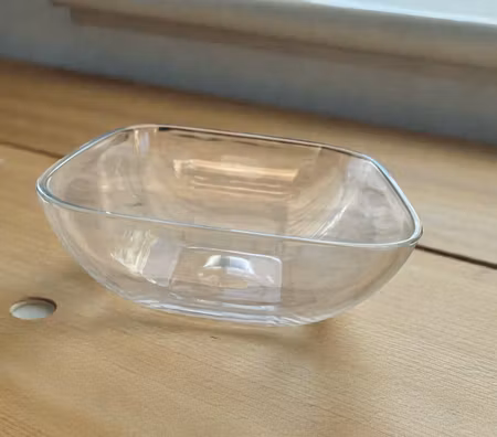 Spiegelau firkantede glasskål - 24 x 24