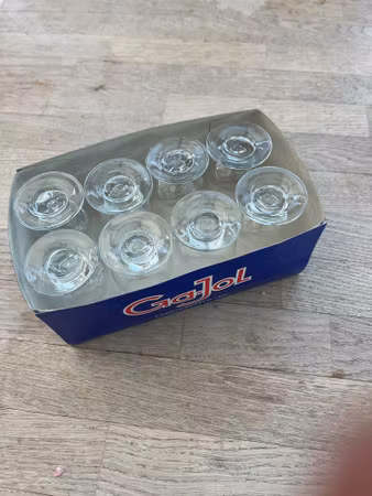 Snapse- eller likørglas 8 stk.