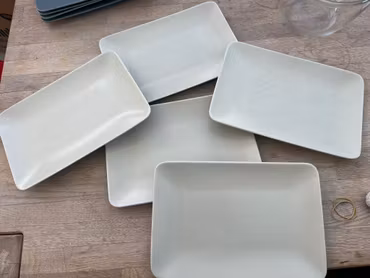 5 stk. IKEA's FÄRGKLAR tallerkner