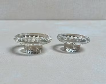 2 stk. KIG Malaysia Firna Glas Lysestager