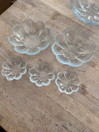 6 stk. Holmegaard Koral skåle