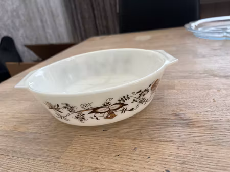Vintage Pyrex ildfast fad