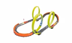 Racing loop bilbane med 3 sløjfer – 48 dele og 1 biL