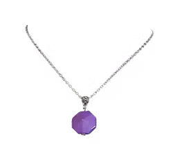 Krystal-look halskæde