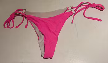 Pink bikinitrusser til dame – str. M