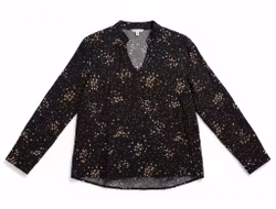 Blomstret bluse - str. XXL