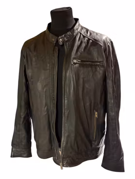 Læderjakke - Selected Homme str. XL-XXL