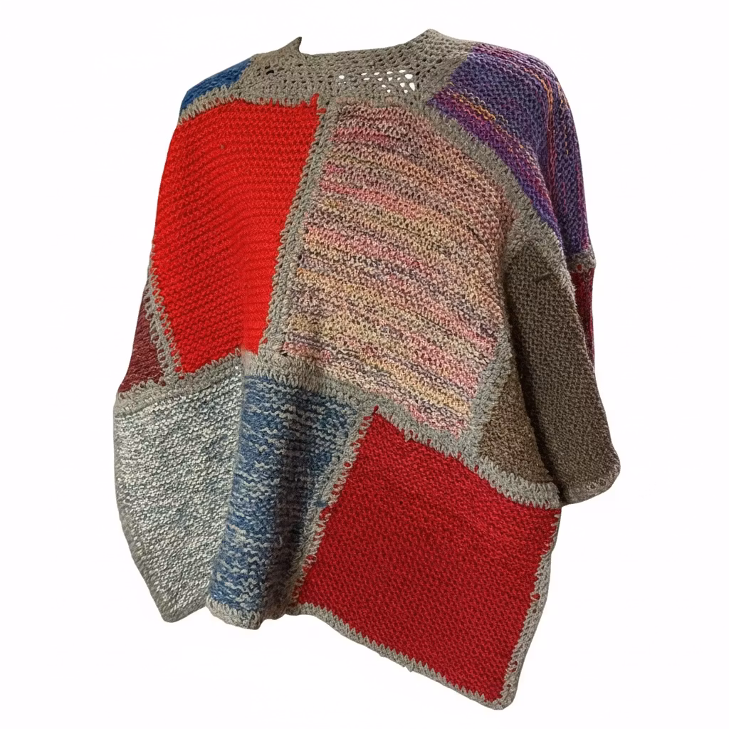 Patchwork-strik - onesize